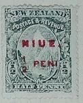 Stamp: New Zealand - Niue Half Penny