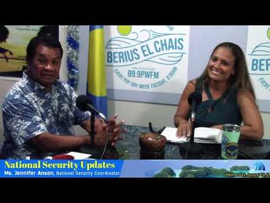 Updates with National Security Coordinator Ms. Jennifer Anson (August10, 2022)