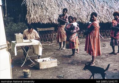 Paton Memorial Hosptal Dresser at work, Tanna
