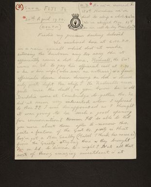 Letter from the Prince of Wales