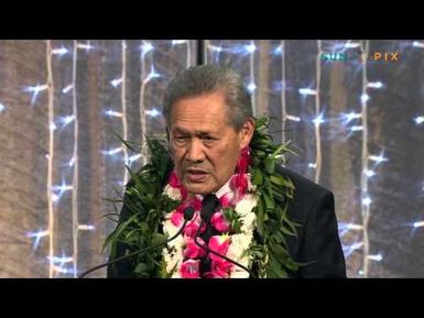 2015 SunPix Pacific Peoples Awards - Dr Joe Williams Acceptance Speech