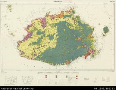 Fiji, Viti Levu, Land Use, 1964, 1:250 000
