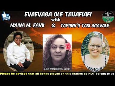 Eva Mai Ile Tauafiafi with Maina Faiai & Tapunu'u Agavale. 1/11/20