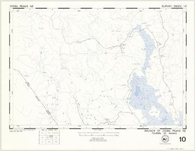 Milinch of ... : fourmil of ... (10 - Fourmil of Wawbag - Milinch of Doma Peaks NE)