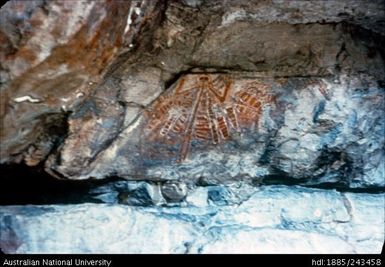 Rock painting, figure