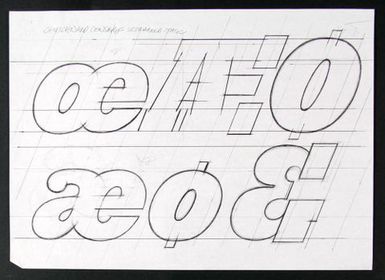 Churchward Conserif UltraBold Italic Sketch