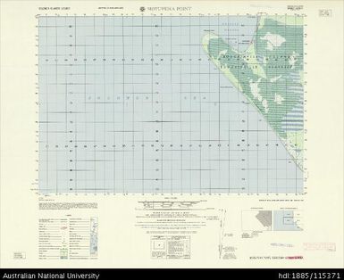 Papua New Guinea, Bougainville, Motupena Point, Series: AMS X713, Sheet 6838 III, 1966, 1:50 000