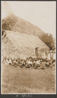 Meke dance, Levuka, March 1928