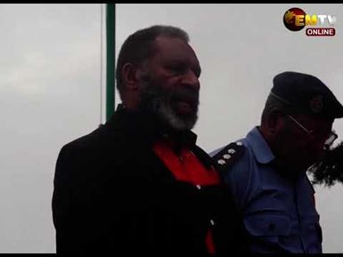 MT HAGEN FLAG RAISING