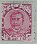 Stamp: Samoan Two and a Half Pence