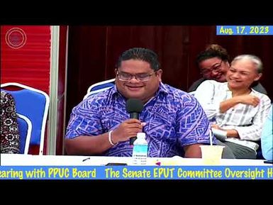 11th OEK The Senate EPUT Committee Oversight Hearing with PPUC Board