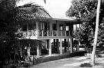 A two-storey house at the oceanside