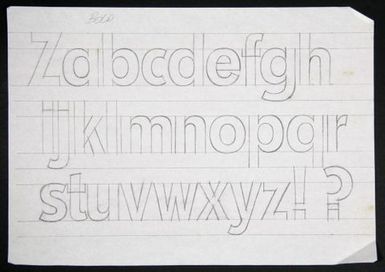 Churchward Legible Bold Condensed 2002 Sketch