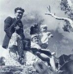 A missionary man with his family