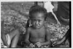 Young child with an earring