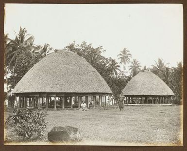 Two fales. From the album: Samoa