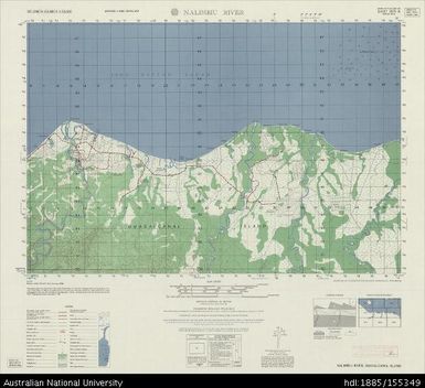 Solomon Islands, Guadalcanal Island, Nalimbiu River, Series: X713, Sheet 7829 IV, 1960, 1:50 000