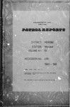 Patrol Reports. Morobe District, Morobe, 1960 - 1961