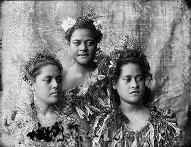 [Three girls from Vava'u]