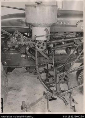 Farmall Tractor with experimental fertilizer unit