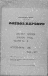 Patrol Reports. Morobe District, Pindiu, 1969 - 1970