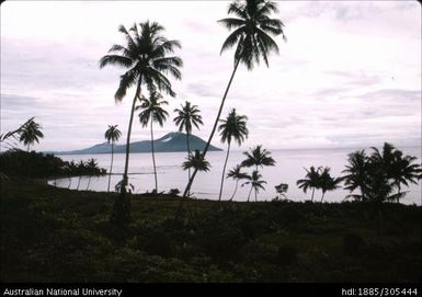 Rabaul volcanos from Blanche Bay