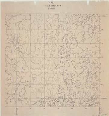 [Admiralty Islands 1:20,000 field sheet] (Kali field sheet 4)