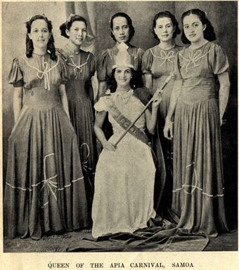 Queen of the Apia carnival, Samoa