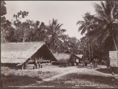 Local people in the village of Saa, Malaita, Solomon Islands, 1906, 1 / J.W. Beattie