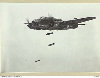 TADJI, N.G. 1945-01-19. BOMBS AWAY