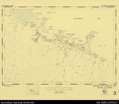 Papua New Guinea, Muschu SW, Survey Index 3, 1:50 000, 1973