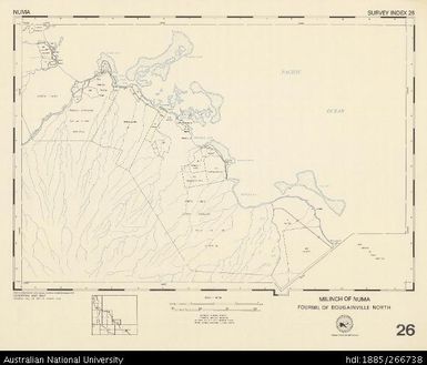 Papua New Guinea, Numa, Survey Index 26, 1:50 000, 1971