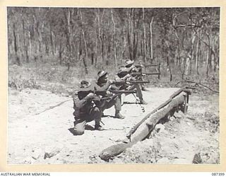 HERBERTON, QUEENSLAND. 1945-03-08. 2/3 TANK ATTACK REGIMENT TROOPS PARTICIPATING IN THE "MAD MILE" DURING THE GENERAL OFFICER COMMANDING 9TH DIVISION GOLD MEDAL COMPETITION AT THE HERBERTON RIFLE ..