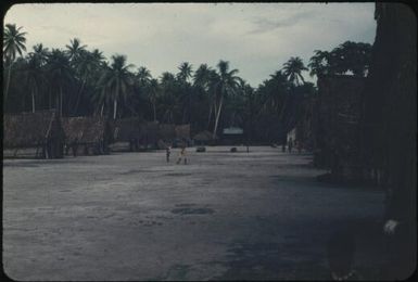 Coral atoll village in colour (1) : Mortlock Islands, Papua New Guinea, 1960 / Terence and Margaret Spencer