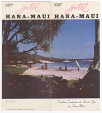 [Brochure for Hotel Hana-Maui (Hawaii), circa 1940s-1950s]