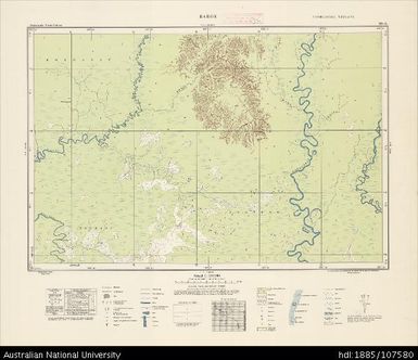 Indonesia, Western New Guinea, Baroe, Series: Nederlands-Nieuw-Guinea, Sheet 10-G, 1958, 1:100 000