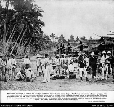 An exhibition preparing to set out from Port Moresby