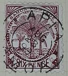 Stamp: Samoan Six Pence