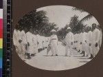 Welcome ceremony for missionary, Beru, Kiribati, 8 December, 1913