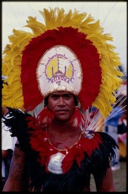 South Pacific Festival of the Arts, Apia, 1996. Performer from Tahiti