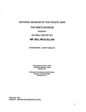 Oral History Interview with Bill McClellan, September 17, 2005