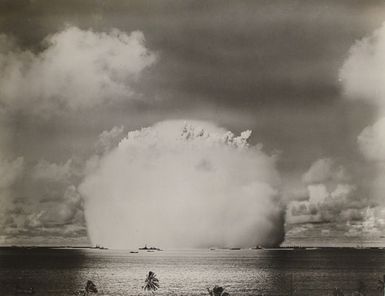 Atomic Cloud from the Able Day Explosion over Bikini Lagoon