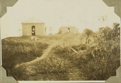 Student huts at the Methodist Mission, Davuilevu, Fiji, 1928
