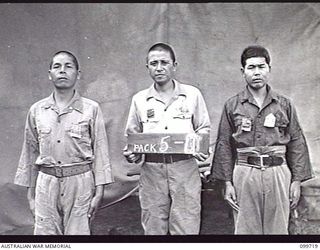 RABAUL, NEW BRITAIN, 1946-02-05. IDENTIFICATION PHOTOGRAPH OF SUSPECTED JAPANESE WAR CRIMINALS