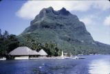 French Polynesia, Club Mediterranee on shore of Bora Bora