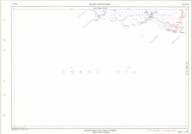 Papua New Guinea road inventory, July 1975: Kalo (Sheet 30)