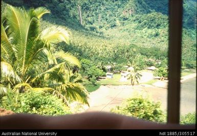 Village on Fagaloa Bay, Upolu