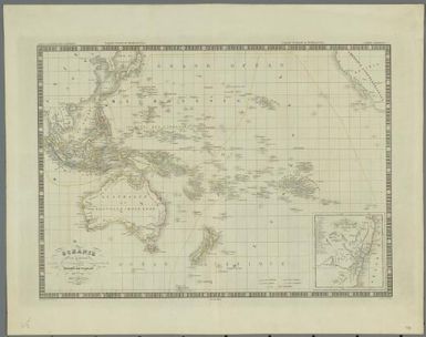 Oceanie avec sa division suivant Mr. le Commandant Dumont d'Urville / dressee par Fx. Ansart peur l'usage des colleges 1834 ; grave par Moisy ; ecrit par J.M. Hacq ; dessine par A.R. Fremin