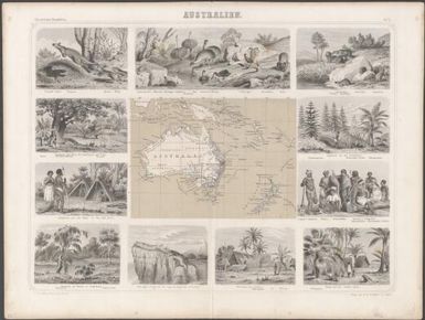 Australien / F.A. Brockhaus' geogr.-artist Anstalt