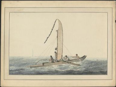 Canoe of Otahiete, [i.e. Tahiti] / [John Webber]